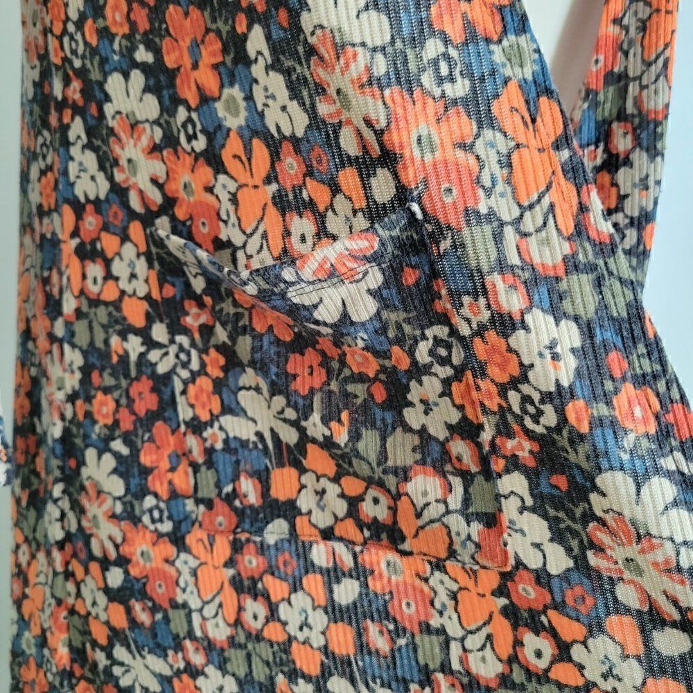 EUC LULAROE DITSY FLORAL LONG LIGHT WEIGHT POCKET CARDIGAN SIZE XS - Picture 13 of 13